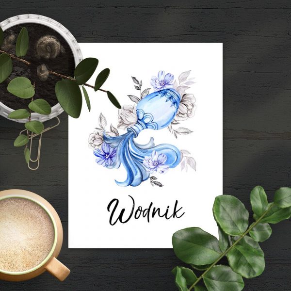 Plakat na prezent - Wodnik
