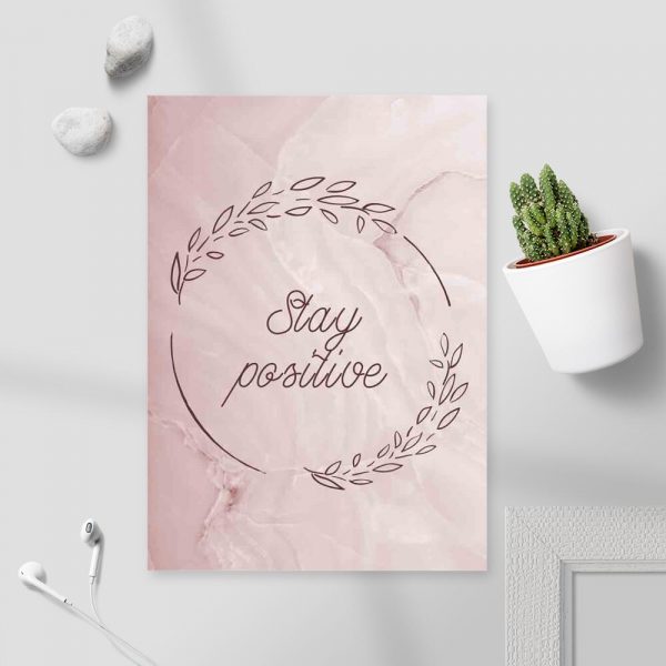 Plakat dla nastolatki - Stay positive
