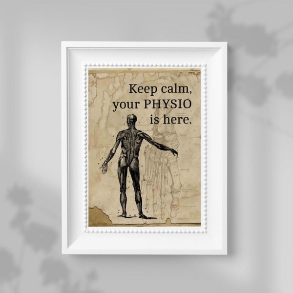 Plakat dla fizjoterapeutów - Keep calm