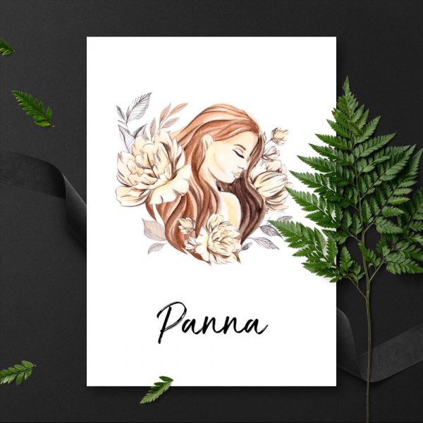 Plakat do pokoju - Panna