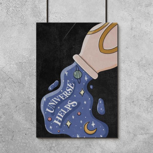 Plakat do salonu - Universe helps
