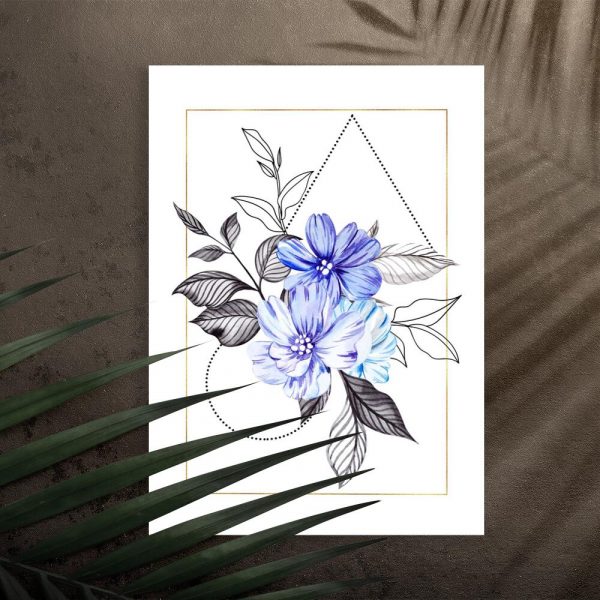 Plakat do pokoju - Motyw kwiatowy