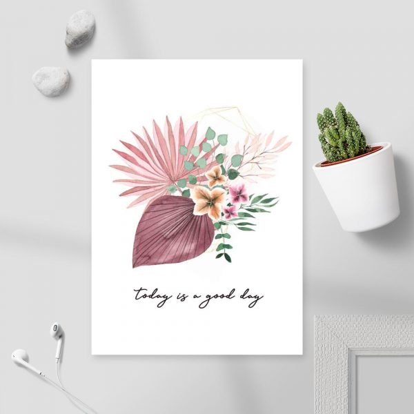 Plakat z dzisiaj jest dobry dzień