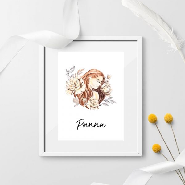 Plakat na prezent - Panna