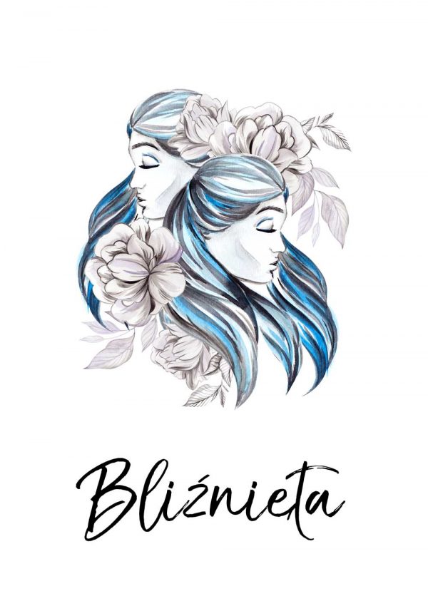 Plakat ze znakiem zodiaku