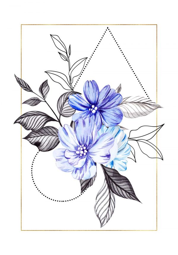 Plakat - Motyw kwiatowy