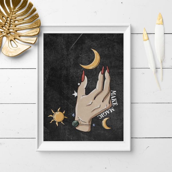 Plakat do pokoju - Make magic