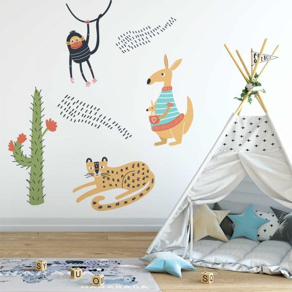 Naklejki - Dzikie zwierzęta