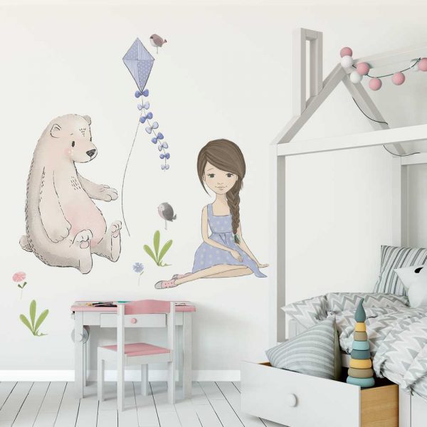 Komplet naklejek - Dziewczynki