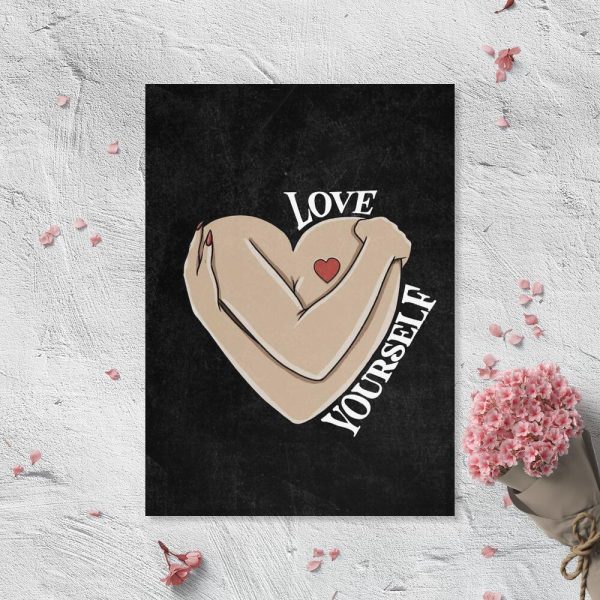 Plakat do salonu - Love yourself