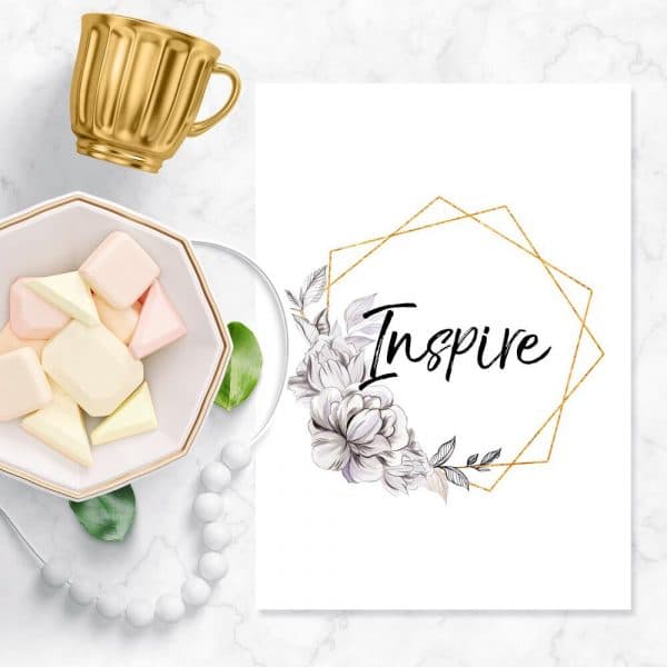Plakat do salonu - Inspire