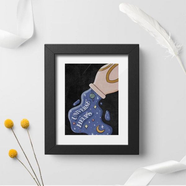 Plakat do pokoju - Universe helps