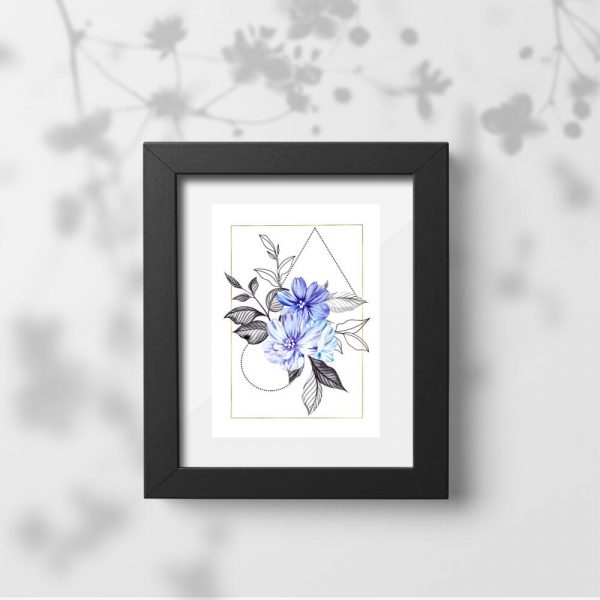 Plakat do biura - Motyw kwiatowy