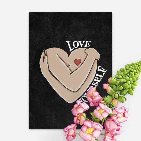 Plakat do sypialni - Love yourself