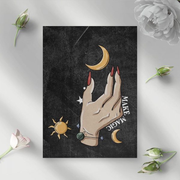 Plakat do przedpokoju - Make magic