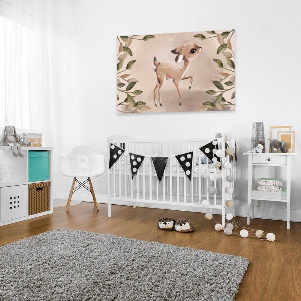 Obraz nad łóżeczko z sarną
