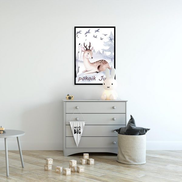 plakat na drzwi pokoju dla dzieci