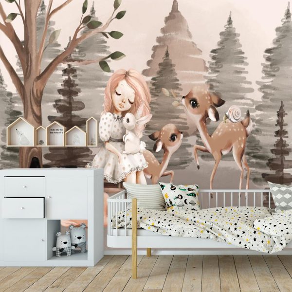 Fototapeta dziecięca przedstawiająca dziewczynkę