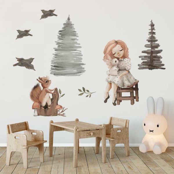 Zestaw naklejek dla dzieci ze zwierzętami