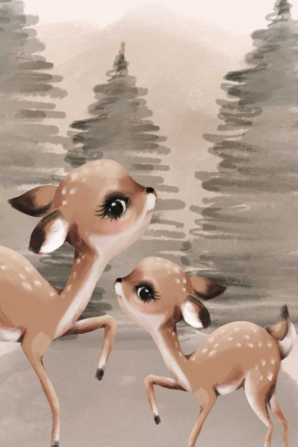 Obraz dla dziecka z sarenkami