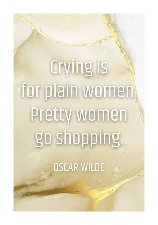 kobiecy plakat z angielskim napisem