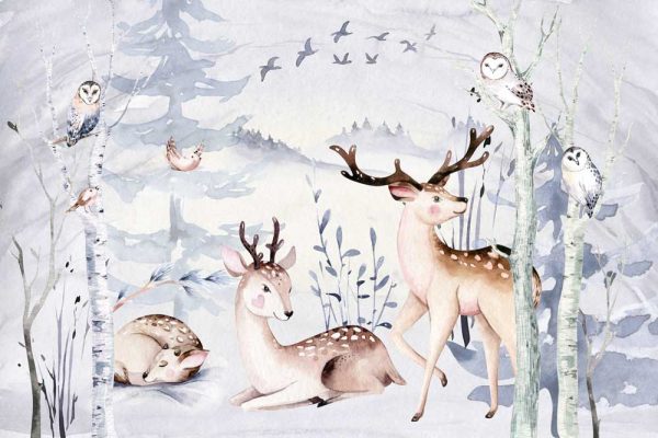 Dziecięca foto-tapeta w stylu boho