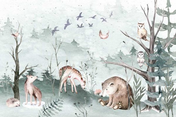 Fototapeta dziecięca z lasem