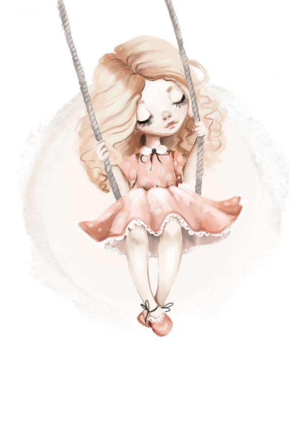 Plakat dla dziecka - Dziewczynka