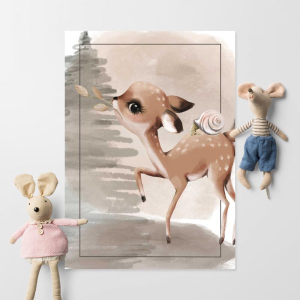 Plakat boho do pokoju chłopca