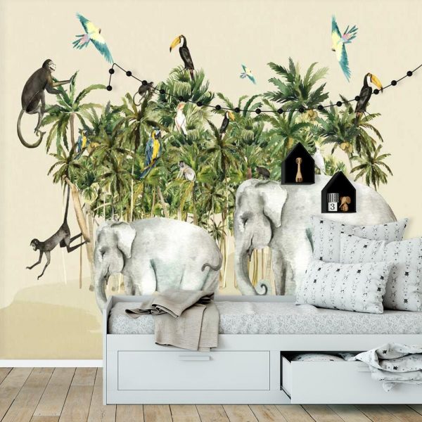 foto-tapety do przedszkola- zielona dżungla