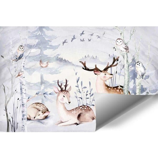 dziecięca fototapeta z leśnym motywem