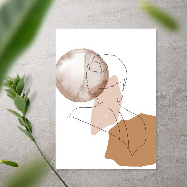 Plakat kobiece kształty