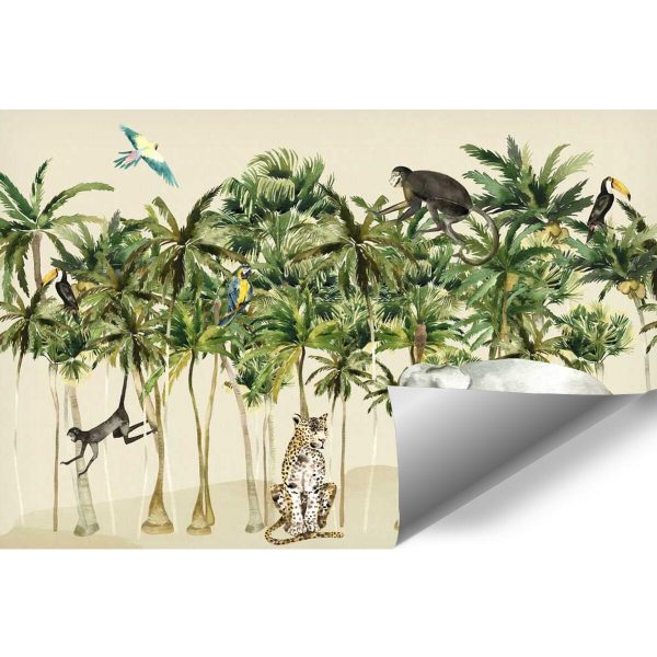 Zielona dżungla-fototapeta