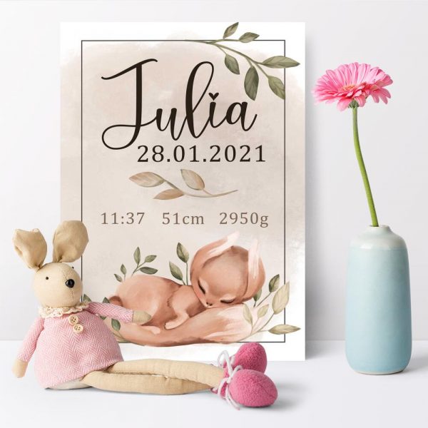 Plakat personalizowany do pokoju dziecka