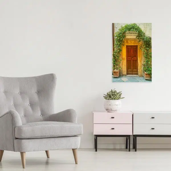 Obraz z motywem drzwi