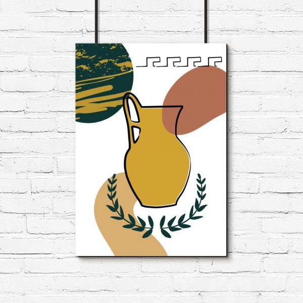 Plakat z dzbankiem