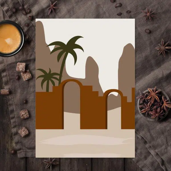 Brama na pustyni - Plakat do kuchni