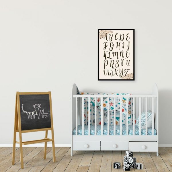 plakat do pokoju dziecinnego - alfabet