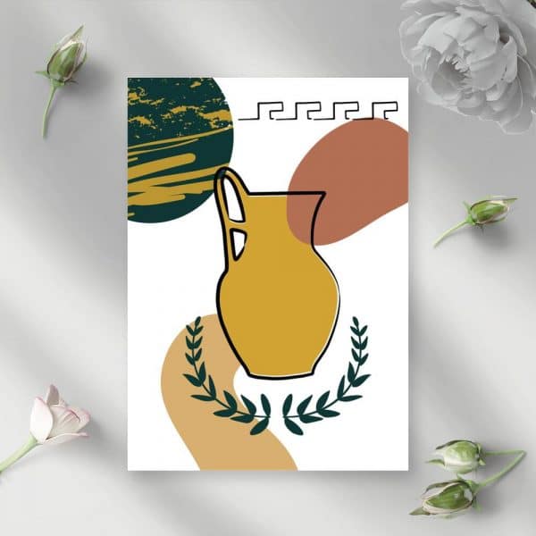 Plakat z motywem dzbana