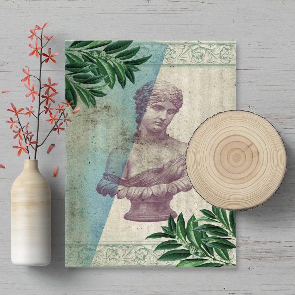 Plakat z antyczną rzeźbą