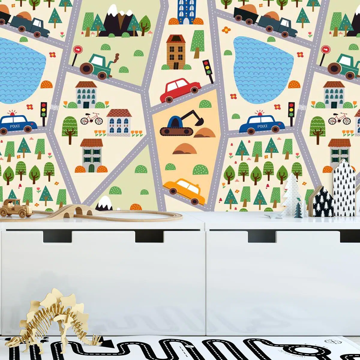 Fototapeta dla dzieci - Różne Samochody