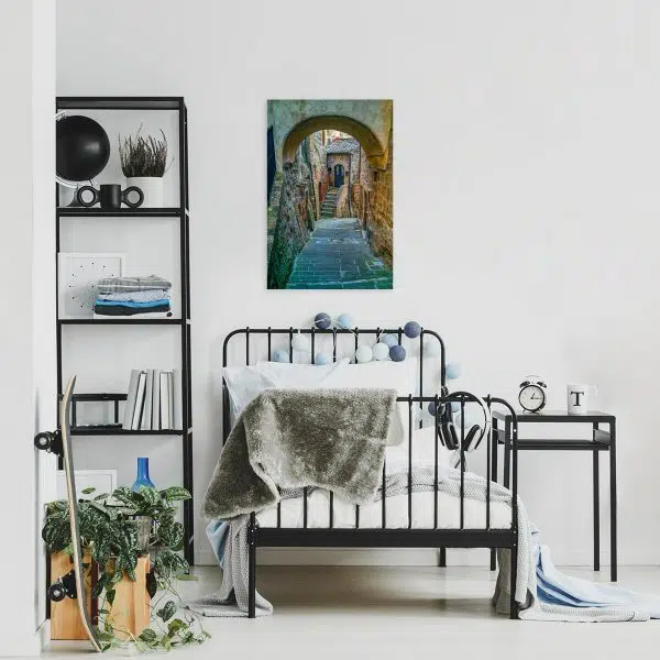 Obraz z boczna uliczką