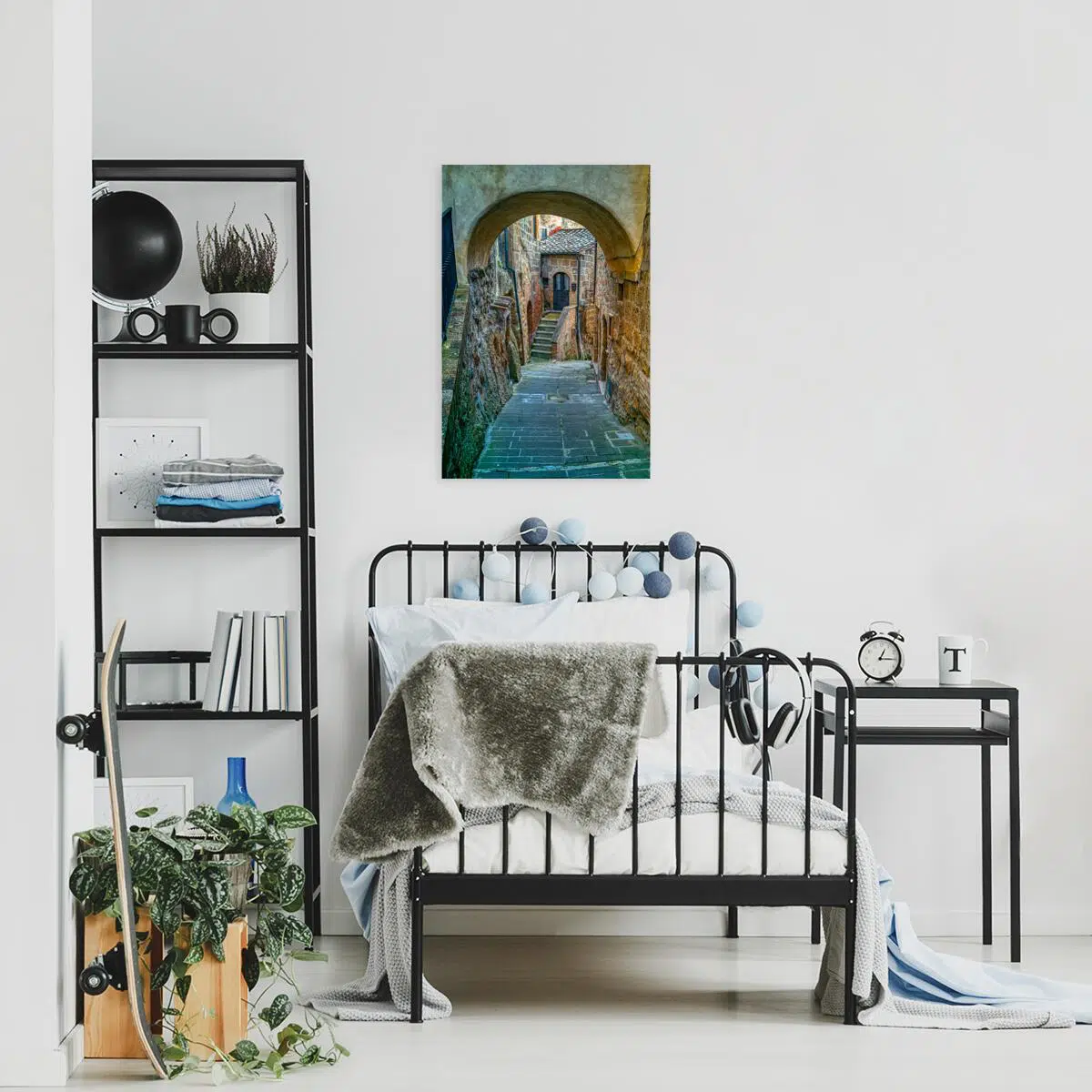 Obraz z boczna uliczką