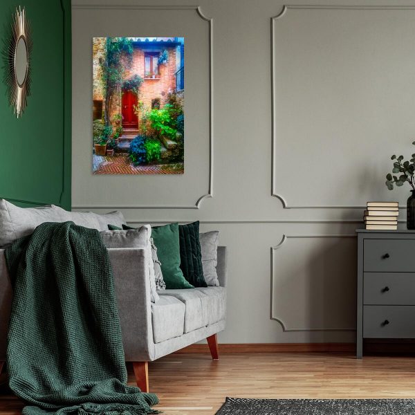 obraz wąskie uliczki we Włoszech