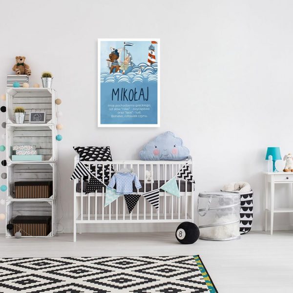 Morska przygoda - Dedykowany plakat dla chłopca