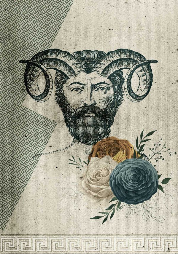 Plakat z bóstwem płodności