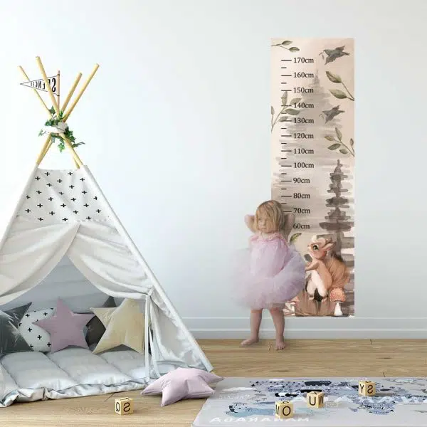 Wiewiórka - Miarka wzrostu