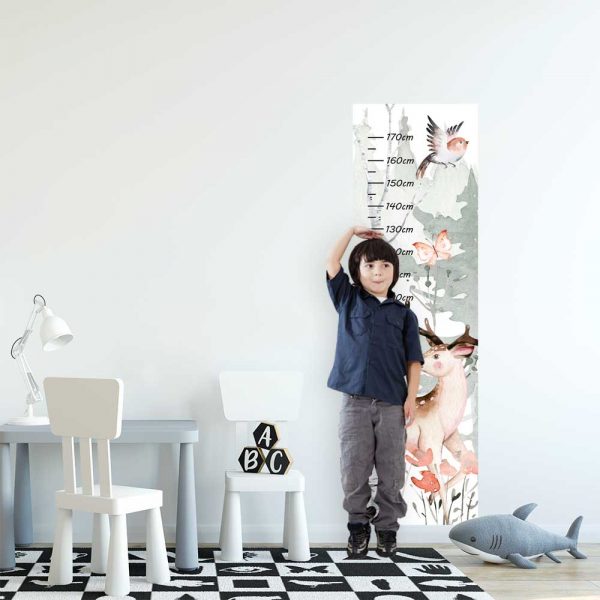 Chłopięca miarka wzrostu z jelonkiem