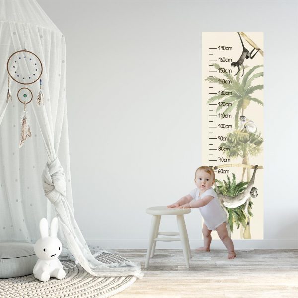 Miarka wzrostu z małpkami dla dzieci