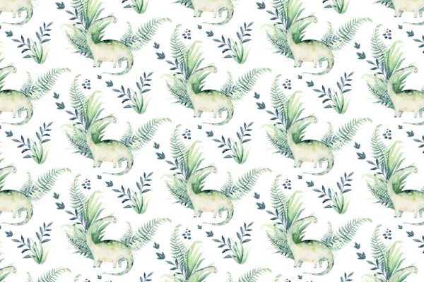 Fototapeta - Zielone dinozaury